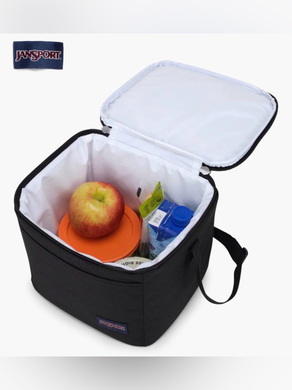 Jansport Super Snack Lunch Box Black Insulated Toiletry / Lunch Carry Case - Picture 4 of 4